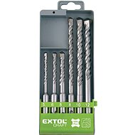 EXTOL Vrtáky SDS PLUS do betonu - Sada vrtáků SDS-plus