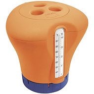 MARIMEX Float for Chlorine with Thermometer - Orange - Pool Floating Dispenser