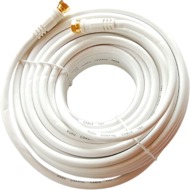 Mascom satelitní kabel 7676-150W, konektory F 15m - Koaxiální kabel