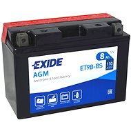 EXIDE ET9B-BS, 12V, 8Ah, 110A - Motobaterie