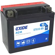 EXIDE ETX12-BS, 12V, 10Ah, 150A - Motobaterie