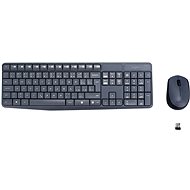 Set klávesnice a myši Logitech Wireless Combo MK235 šedý - CZ/SK
