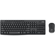 Set klávesnice a myši Logitech Wireless Combo MK295, graphite - CZ/SK