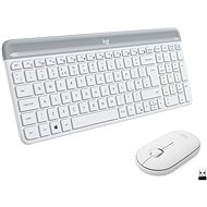 Set klávesnice a myši Logitech Slim Wireless Combo MK470, bílá - US