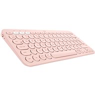 Logitech Bluetooth Multi-Device Keyboard K380, Pink - UK - Keyboard