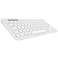 Logitech Bluetooth Multi-Device Keyboard K380 pro Mac, bílá - US INTL