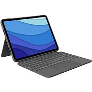 Logitech Combo Touch pro iPad Pro 11" (1., 2. a 3. gen), šedá - UK - Klávesnice