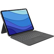 Logitech Combo Touch pro iPad Pro 12.9" (5. generace), šedá - UK - Klávesnice