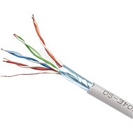 Síťový kabel Gembird, drát, CAT5E, FTP, CCA, 305m/box šedý