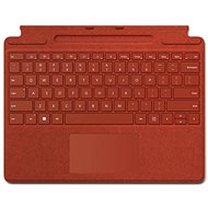 Microsoft Surface  Pro X/Pro 8 Signature Keyboard Poppy Red CZ/SK - Klávesnice