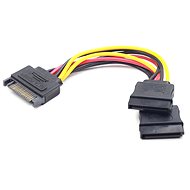 Napájecí kabel Gembird Cableexpert SATA napájecí na 2x SATA, rozdvojka, 0.15m - Napájecí kabel