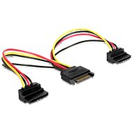 Gembird Cableexpert SATA napájecí na 2x SATA 90°, rozdvojka, 0.15m - Napájecí kabel