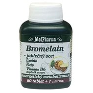 Doplněk stravy MedPharma Bromelain 300 mg + Jabl.ocet + Lecitin - 67 tbl.