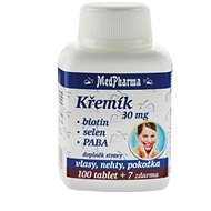 MEDPHARMA Křemík 30 mg + Biotin + PABA - 107 tbl - Doplněk stravy