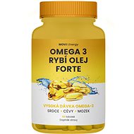 MOVit Omega 3 Rybí Olej FORTE, 315 mg EPA, 245 mg DHA, 60 tobolek - Omega 3