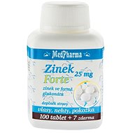 Dietary Supplement MedPharma Zinc Gluconate 25mg Forte
