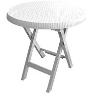 MEGAPLAST Stůl zahradní TEO, bílý 70cm - Zahradní stůl