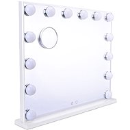 MMIRO, L606H, Hollywoodské make-up zrcadlo s osvětlením 62×53 cm | bílá - Zrcátko