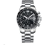 Lige Pánské hodinky - černá/stříbrná 0002-1 - Pánské hodinky
