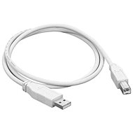 Datový kabel OEM USB 2.0 propojovací 1.8m A-B - bílý (šedý)