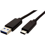 ROLINE USB 3.1 USB 3.0 A(M) - USB C(M), 1m, černý - Datový kabel