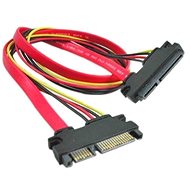 OEM Prodlužovací SATA datový a napájecí, 0.5m - Datový kabel