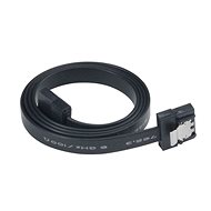 Datový kabel AKASA PROSLIM 30cm Straight Black - Datový kabel