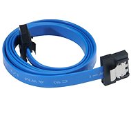 AKASA PROSLIM SATA modrý 0.5m - Datový kabel