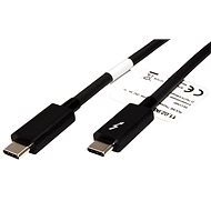 Datový kabel Roline Thunderbolt 3 kabel, 20Gb/s, PD 20V/5A, černý, 2 m