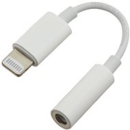 Redukce PremiumCord Apple Lightning audio redukční kabel na 3.5 mm stereo jack/female, bílý - Redukce