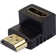 Redukce PremiumCord HDMI M --> HDMI F, podpora 1080p HDTV - zahnutá
