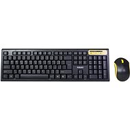 Set klávesnice a myši EVOLVEO WK-160 černo-žlutá - CZ