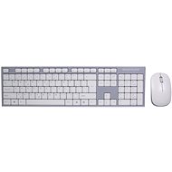 Set klávesnice a myši EVOLVEO WK-180 bílo-šedá - CZ