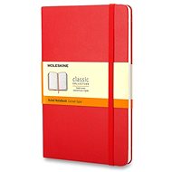 MOLESKINE L, tvrdé desky, linkovaný, červený - Zápisník