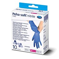 PEHA-SOFT gumové bezlatexové zpevněné rukavice S 10 ks - Gumové rukavice