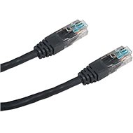 Síťový kabel Datacom CAT5E UTP černý 0.5m