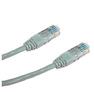 Datacom CAT6, UTP, 0.25m šedý - Síťový kabel