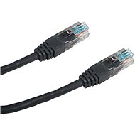 Datacom CAT5E UTP černý 1m - Síťový kabel