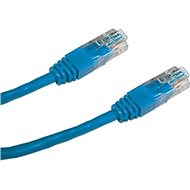 Síťový kabel Datacom CAT5E UTP modrý 1m
