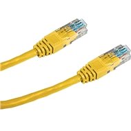 Datacom CAT5E UTP žlutý 1m - Síťový kabel