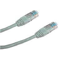 Síťový kabel Datacom CAT6, UTP, 1m šedý
