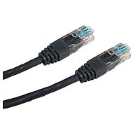 Datacom CAT6, UTP, 1m, černý - Síťový kabel