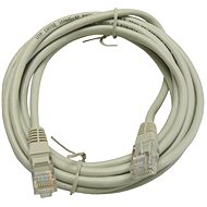 Síťový kabel Datacom CAT5E UTP šedý 3m