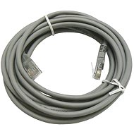 Síťový kabel Datacom CAT5E UTP šedý 5m