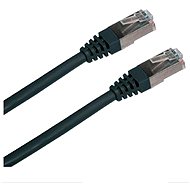 Datacom CAT5E FTP černý 0.5m - Síťový kabel