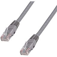 Síťový kabel Datacom CAT5E UTP šedý 10m - Síťový kabel
