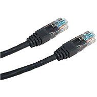 Datacom CAT5E UTP černý 0.25m - Síťový kabel