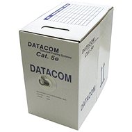 Datacom drát, CAT5E, UTP, 305m/box - Síťový kabel