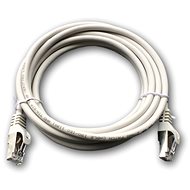 Datacom Patch cord S/FTP CAT6A 3m šedý - Síťový kabel