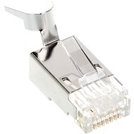 ROLINE 10-pack OEM, RJ45, CAT6, STP, 8p8c, skládaný, na drát - Konektor